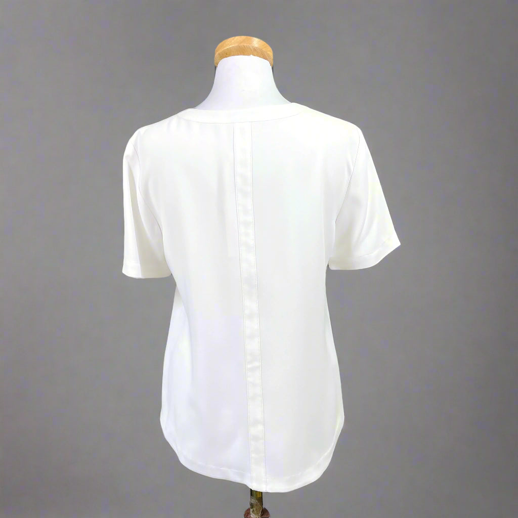 Trina Turk white blouse, size S, NEW WITH TAGS!