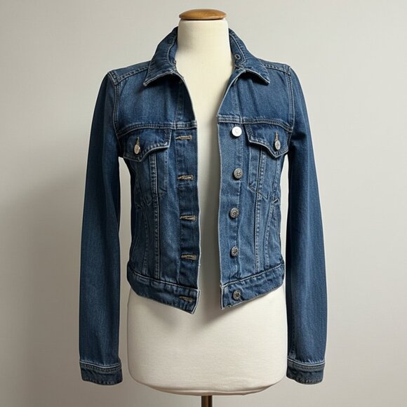 Veronica Beard denim Cara jacket, size XS