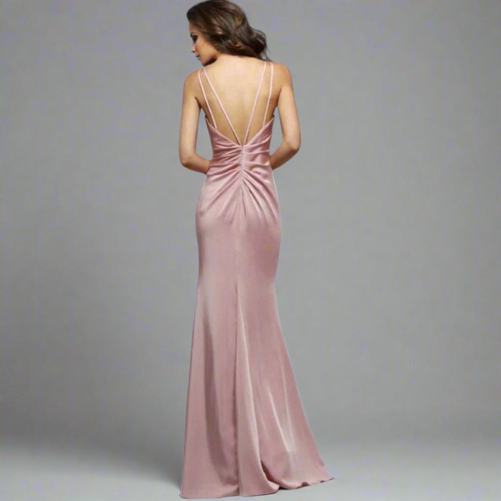 Faviana light blue dress, size 8, NEW WITH TAGS!