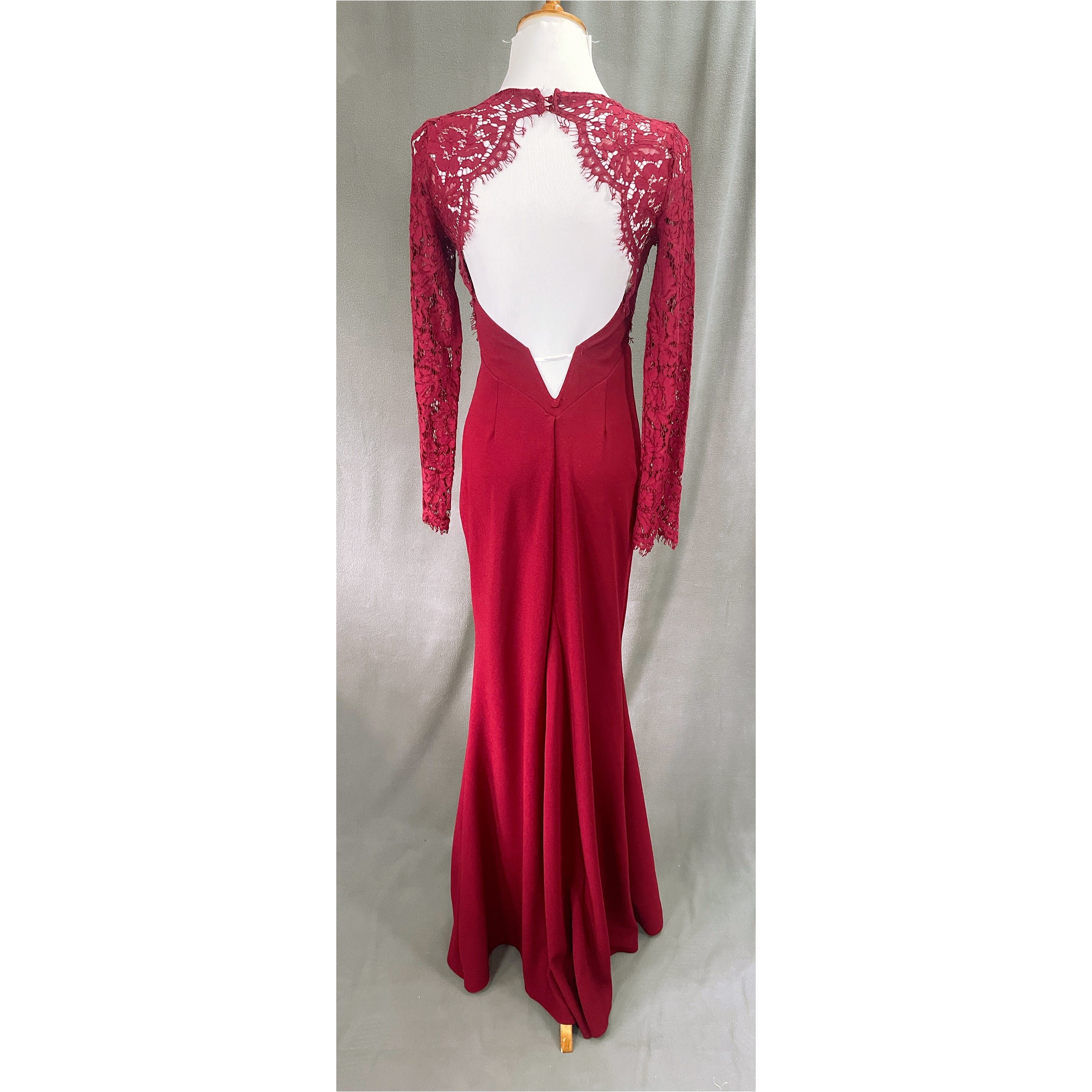 Lulu's burgundy dress, size S
