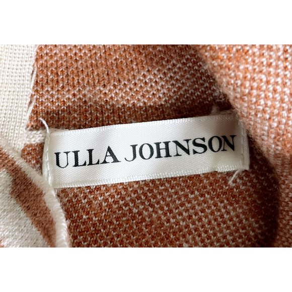 Ulla Johnson cinnamon Velentina Intarsia sweater, size S