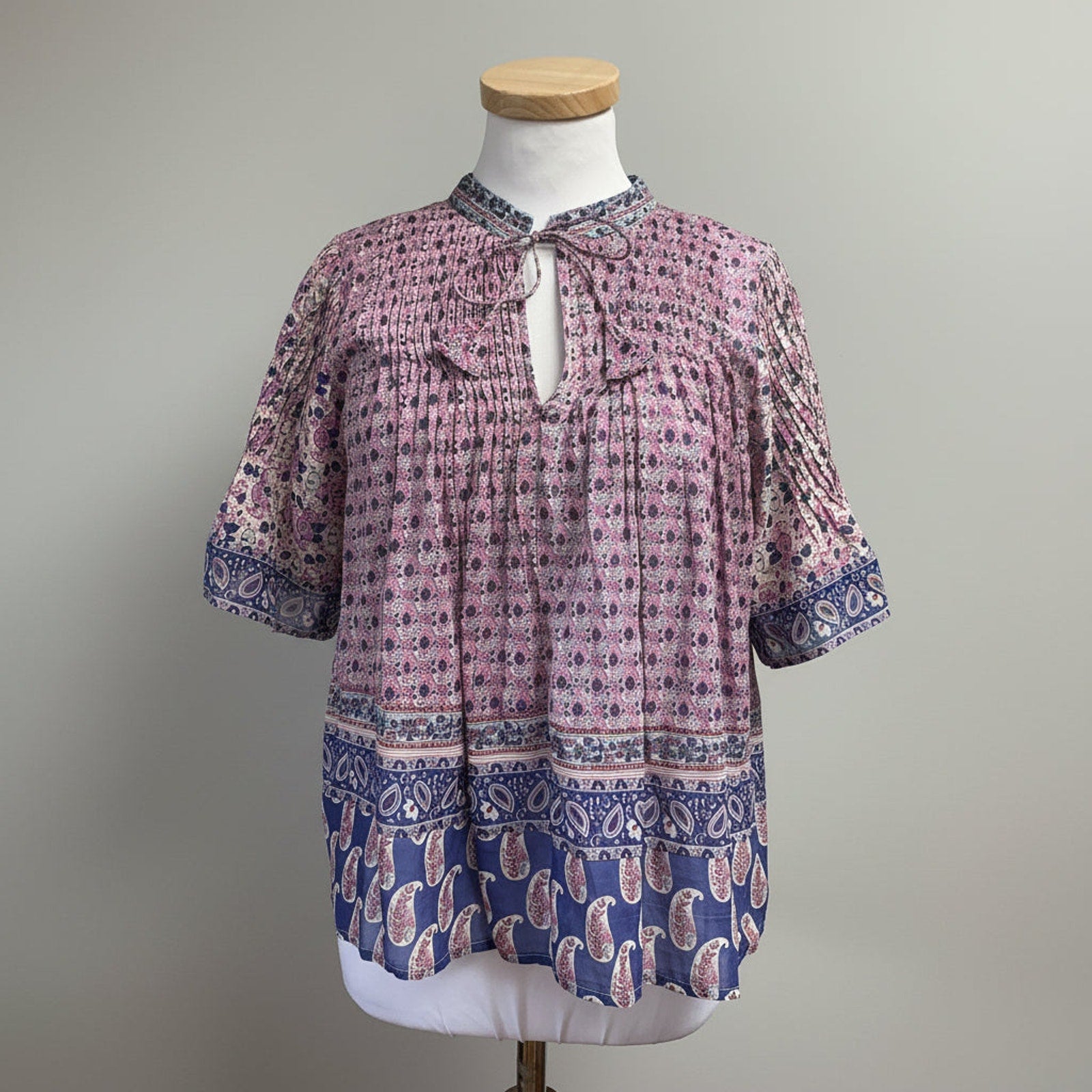 Sea New York pink and purple Bianca top, size 2