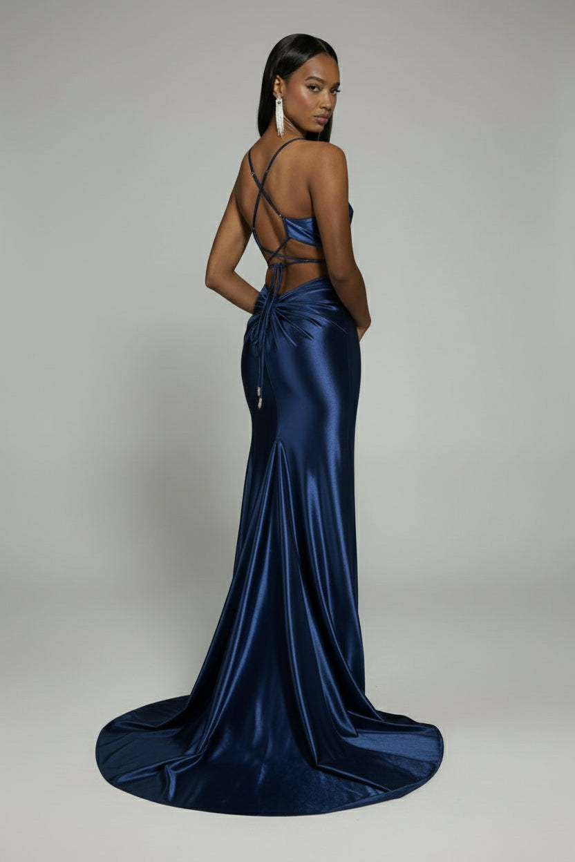 Alyce Paris midnight blue dress, size 10, NEW WITH TAGS!