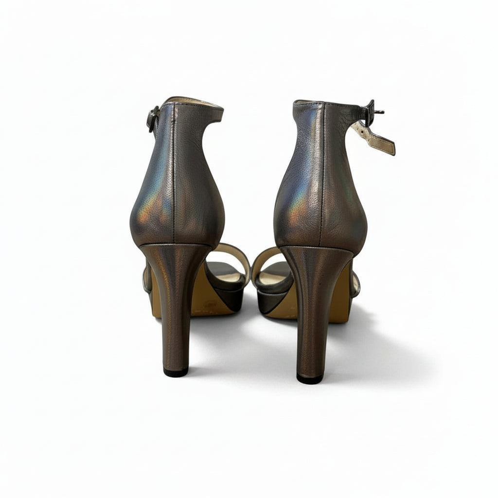 Vince Camuto iridescent pewter Sathina shoes, size 6.5, NEW IN BOX!