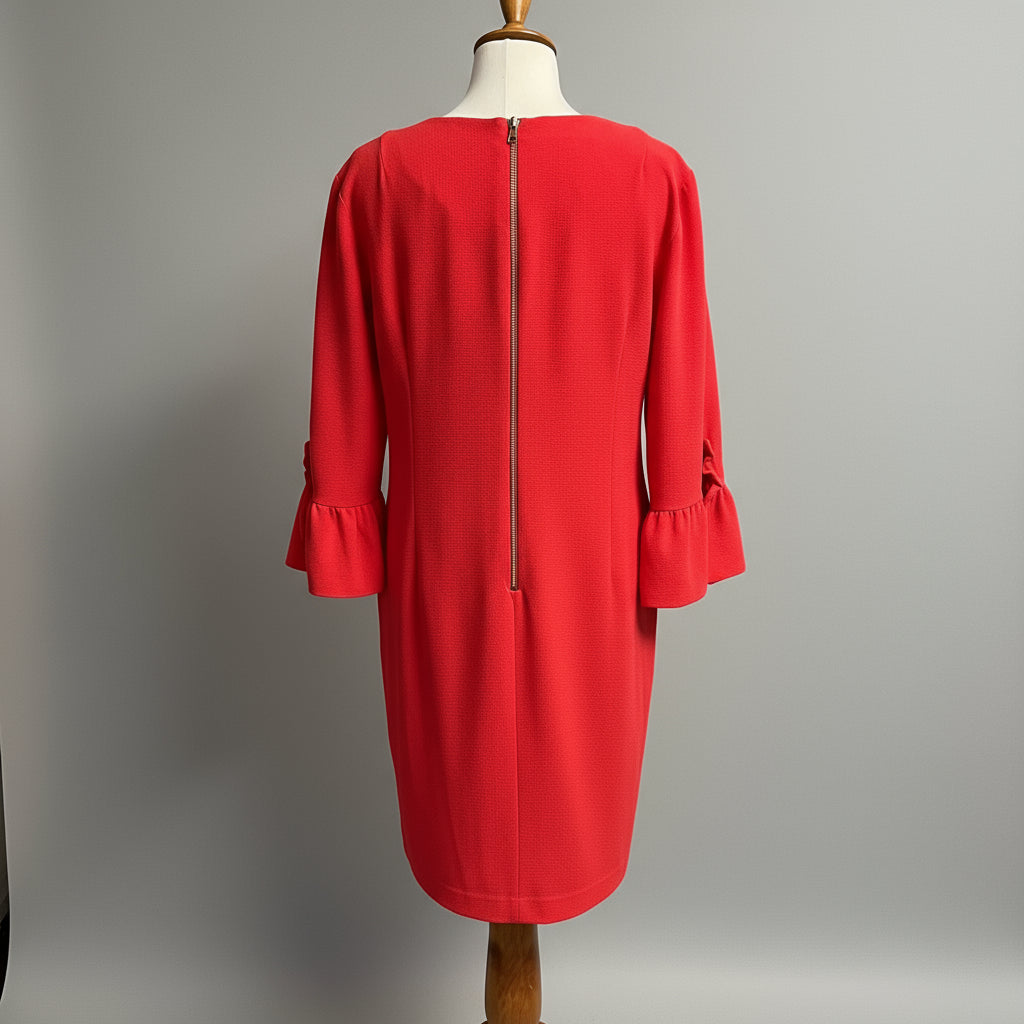 Sara Campbell red dress, size 14