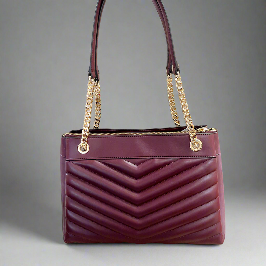 Michael Kors burgundy quilted Whitney bag, NEW WITH TAGS!