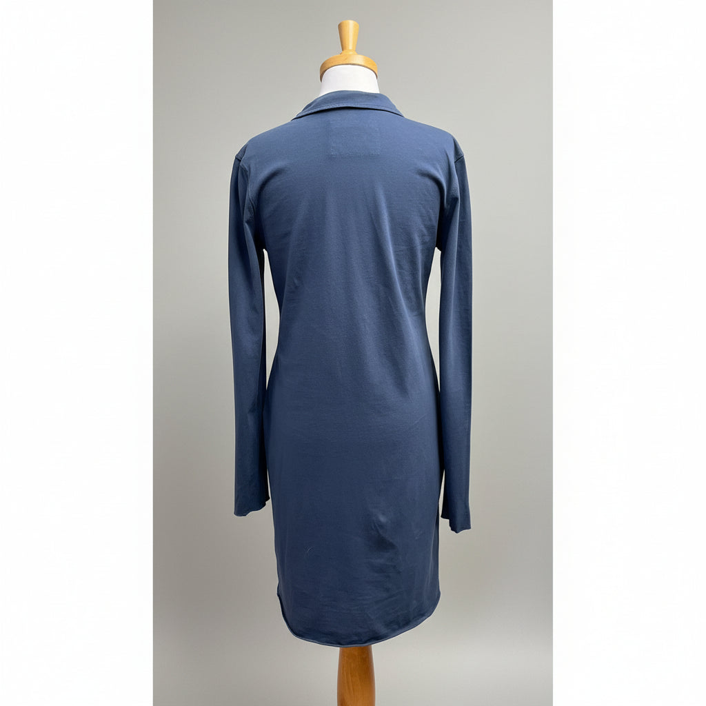 Frank & Eileen dark blue Nicole henley dress, size XS