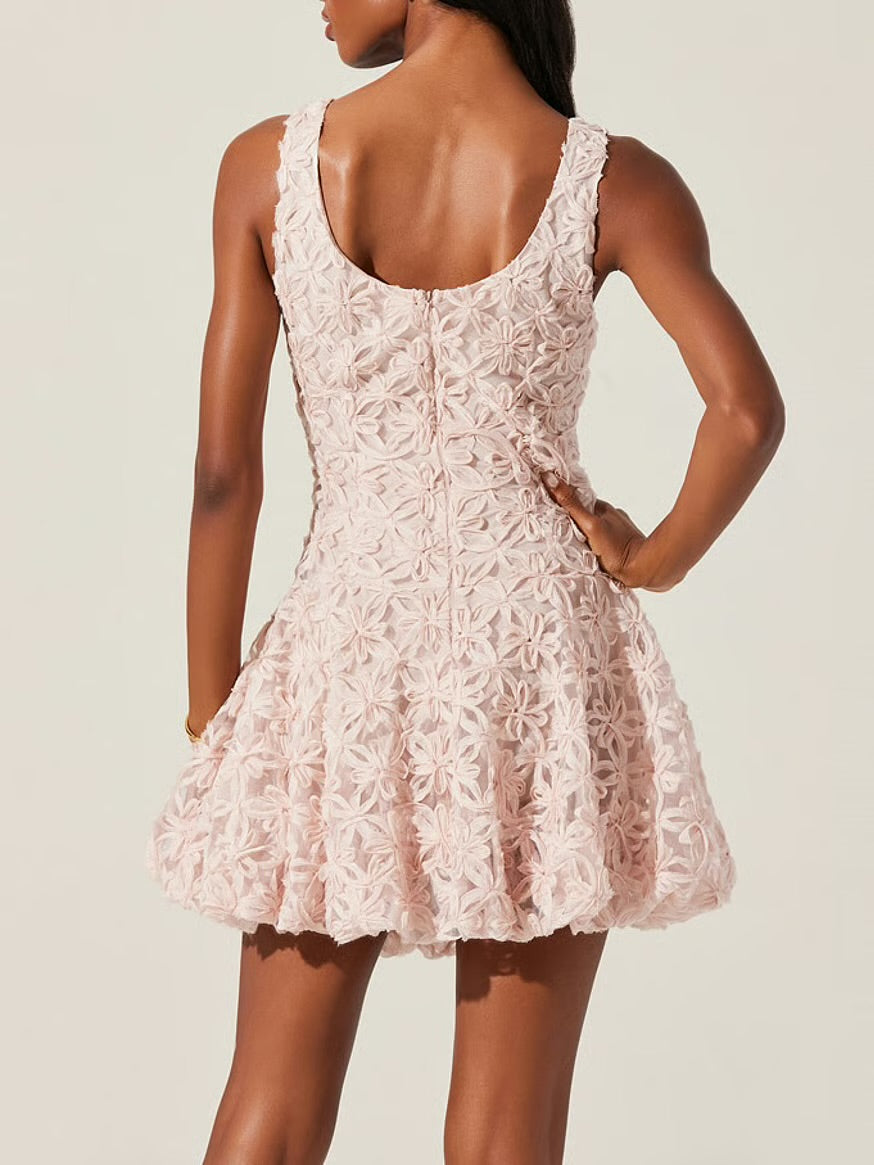 ASTR blush soutache dress, size L, NEW WITH TAGS!