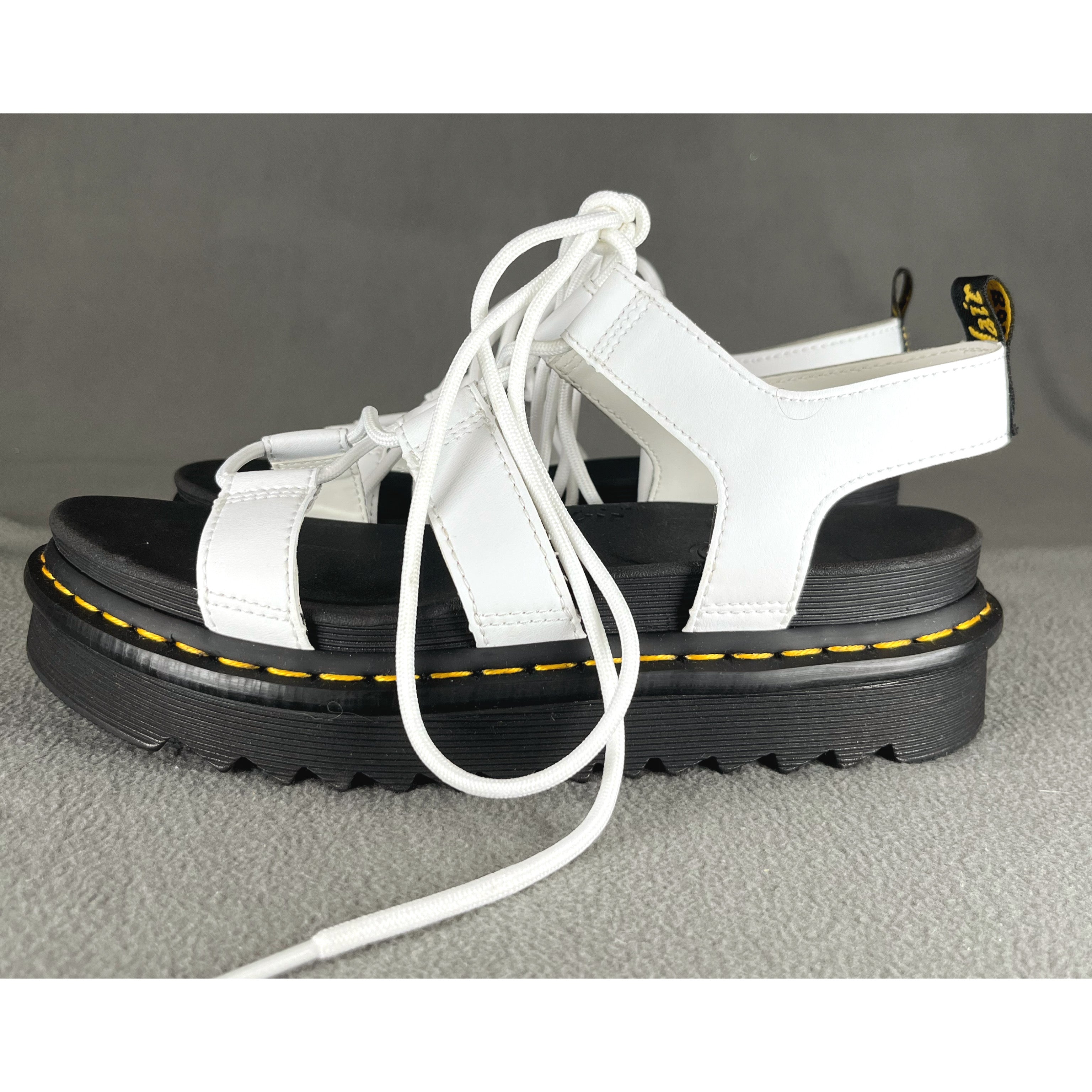 Doc Martens white Nartilla sandals, size 9, NEW IN BOX!