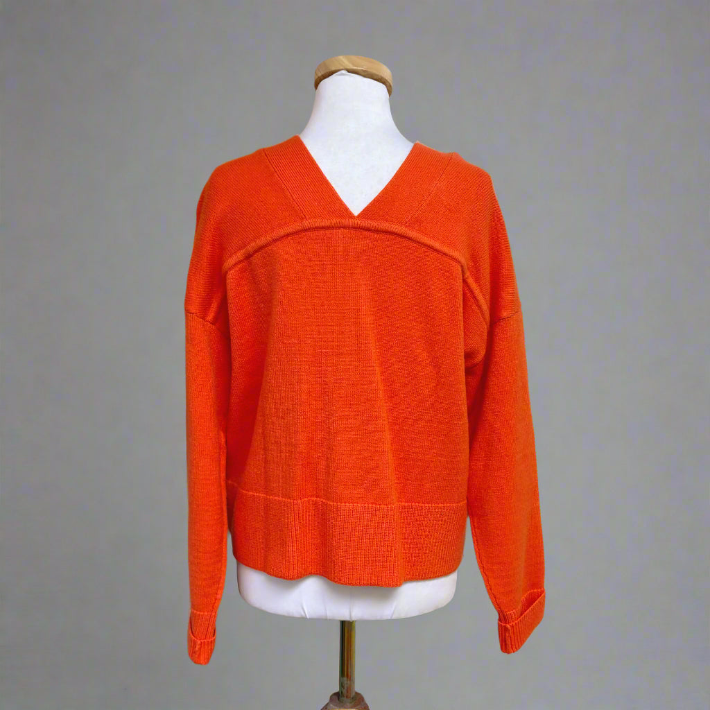 Cabi orange Citrus Cardigan sweater, sizes M & L, NEW WITH TAGS!