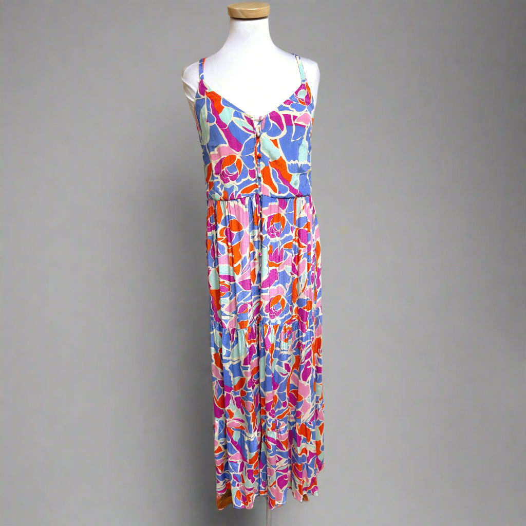 FRNCH pink print Amanda dress, size XS, NEW WITH TAGS!