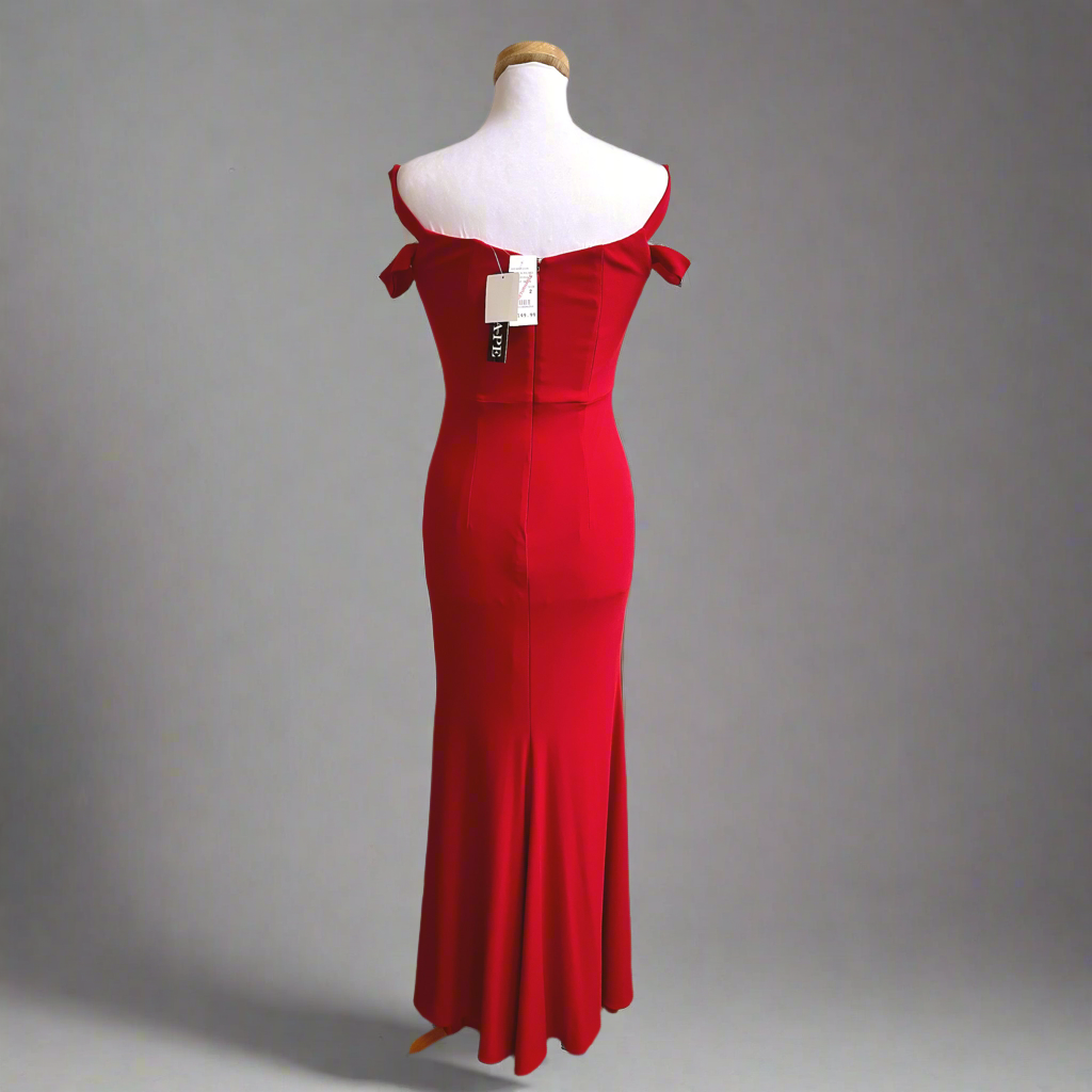 Xscape red dress, size 2, NEW WITH TAGS!