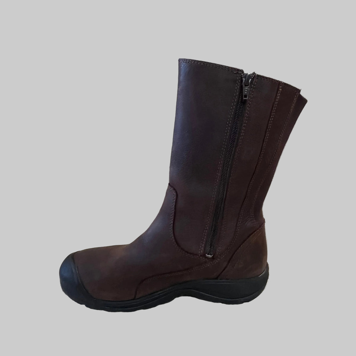 Keen brown leather Presidio II boots, size 8