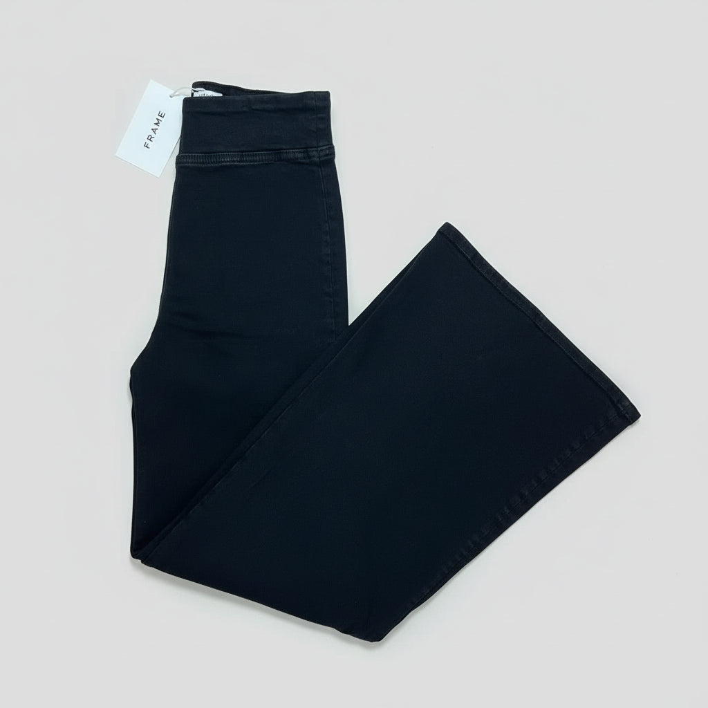 Frame black Jetset wide leg jeans, size 1 (fits size 25-29), NEW WITH TAGS!