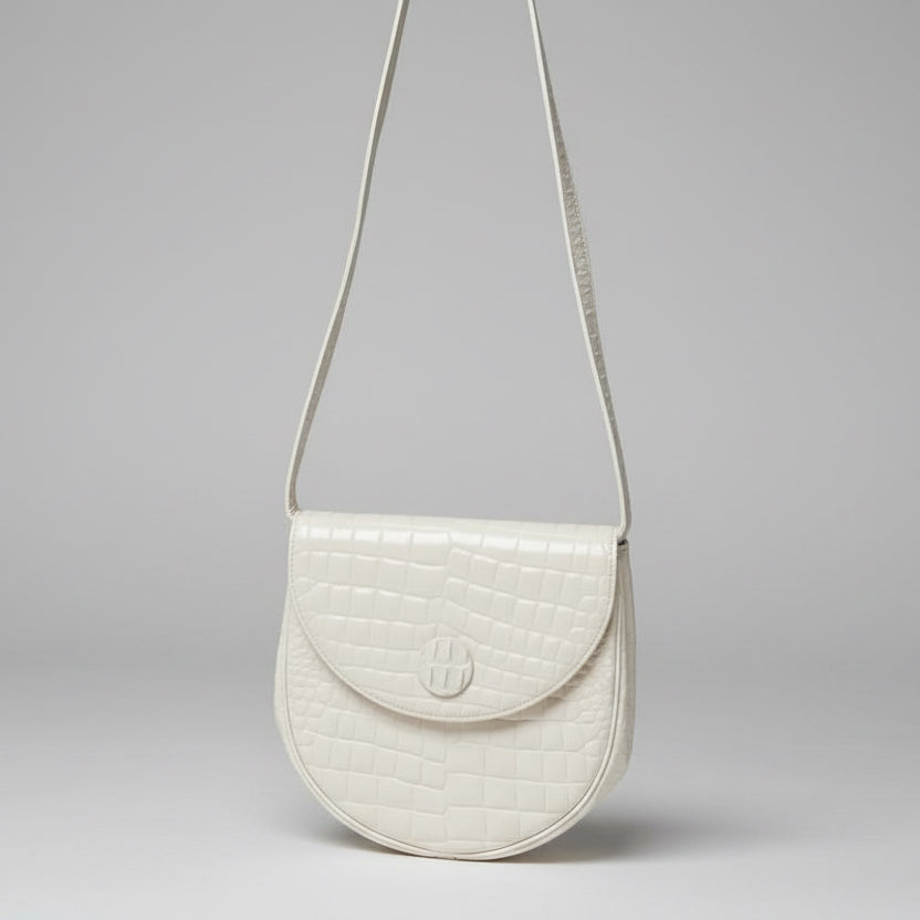 Vintage Yves St. Laurent bone crossbody bag