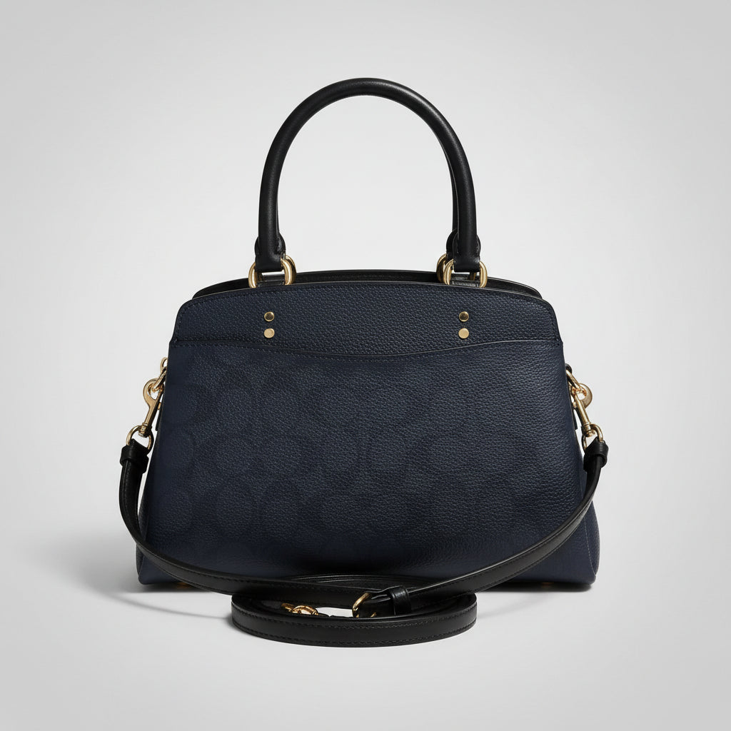 Coach brown logo print Mini Lillie Carryall, BRAND NEW!