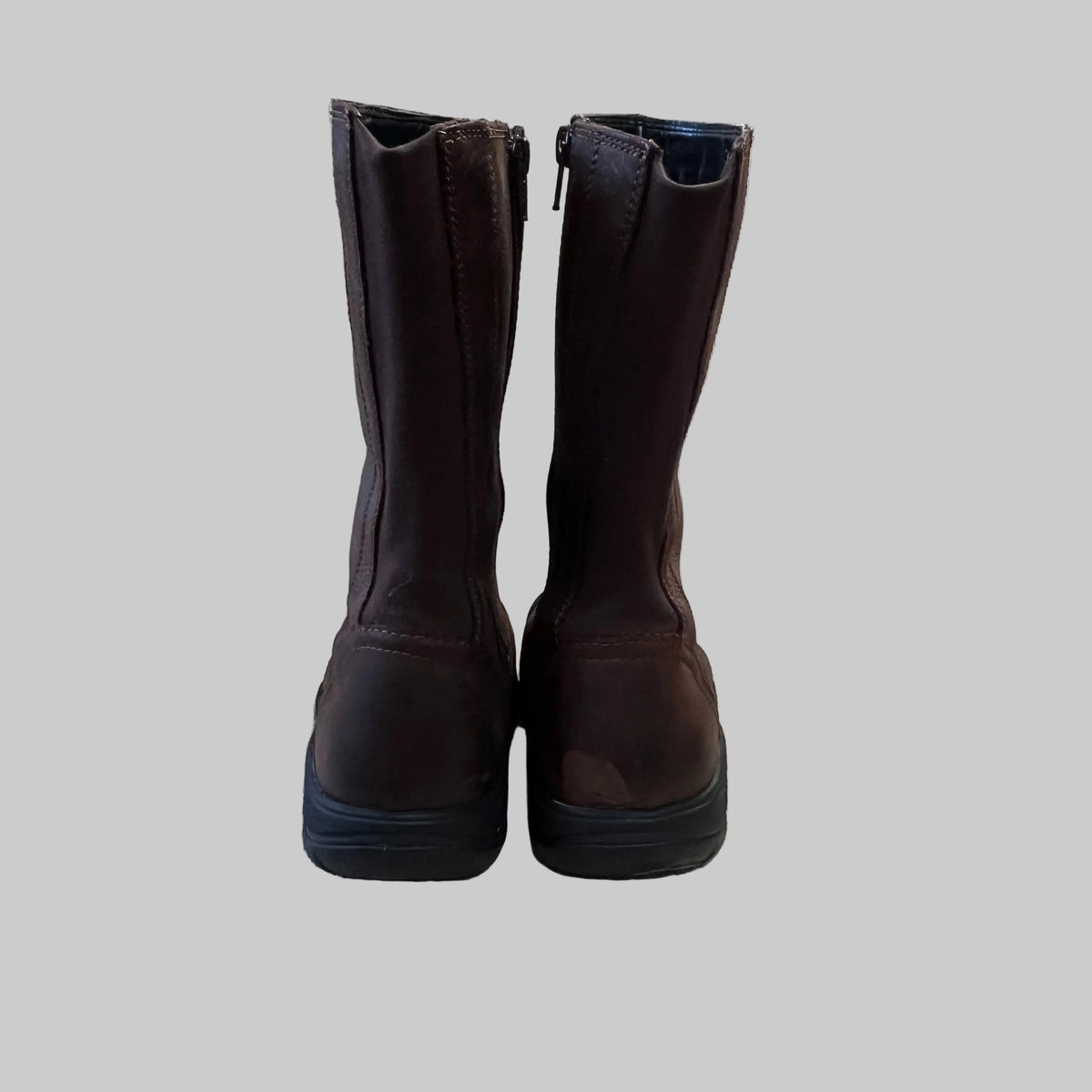 Keen brown leather Presidio II boots, size 8