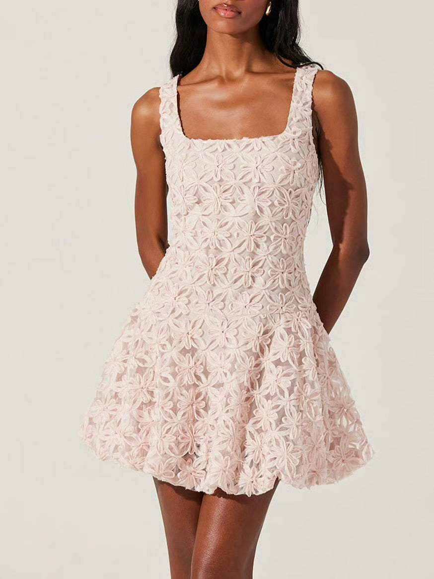 ASTR blush soutache dress, size L, NEW WITH TAGS!