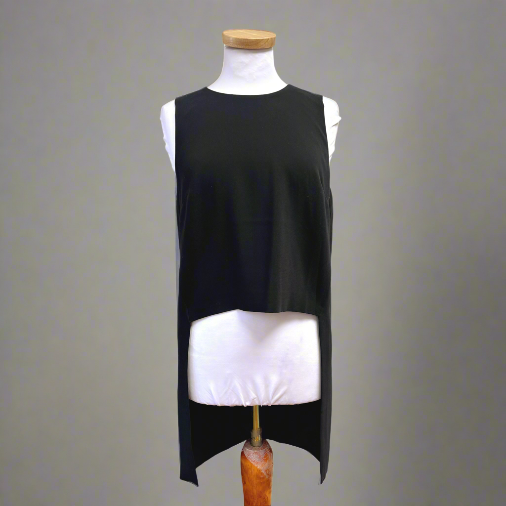 Elizabeth & James black blouse, size M, NEW WITH TAGS!