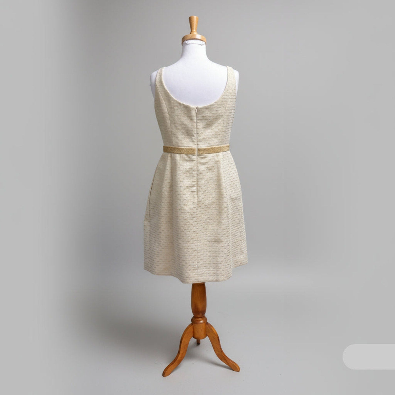Carmen Marc Valvo gold dress, size 14