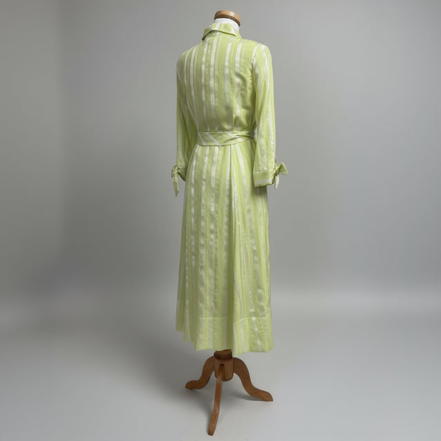 Elie Tahari lime stripe Mia dress, size 4, NEW WITH TAGS!