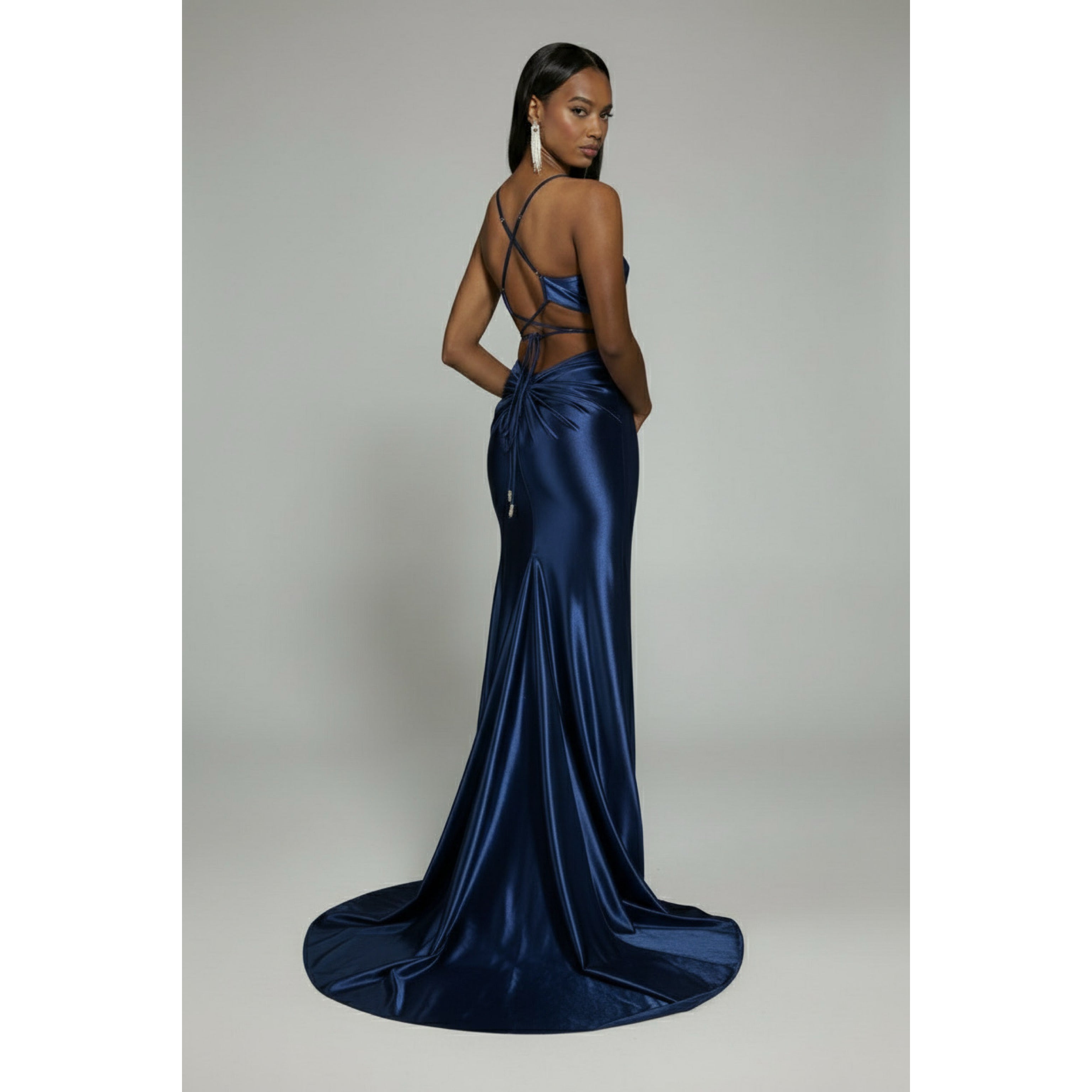 Alyce Paris midnight blue dress, size 10, NEW WITH TAGS!