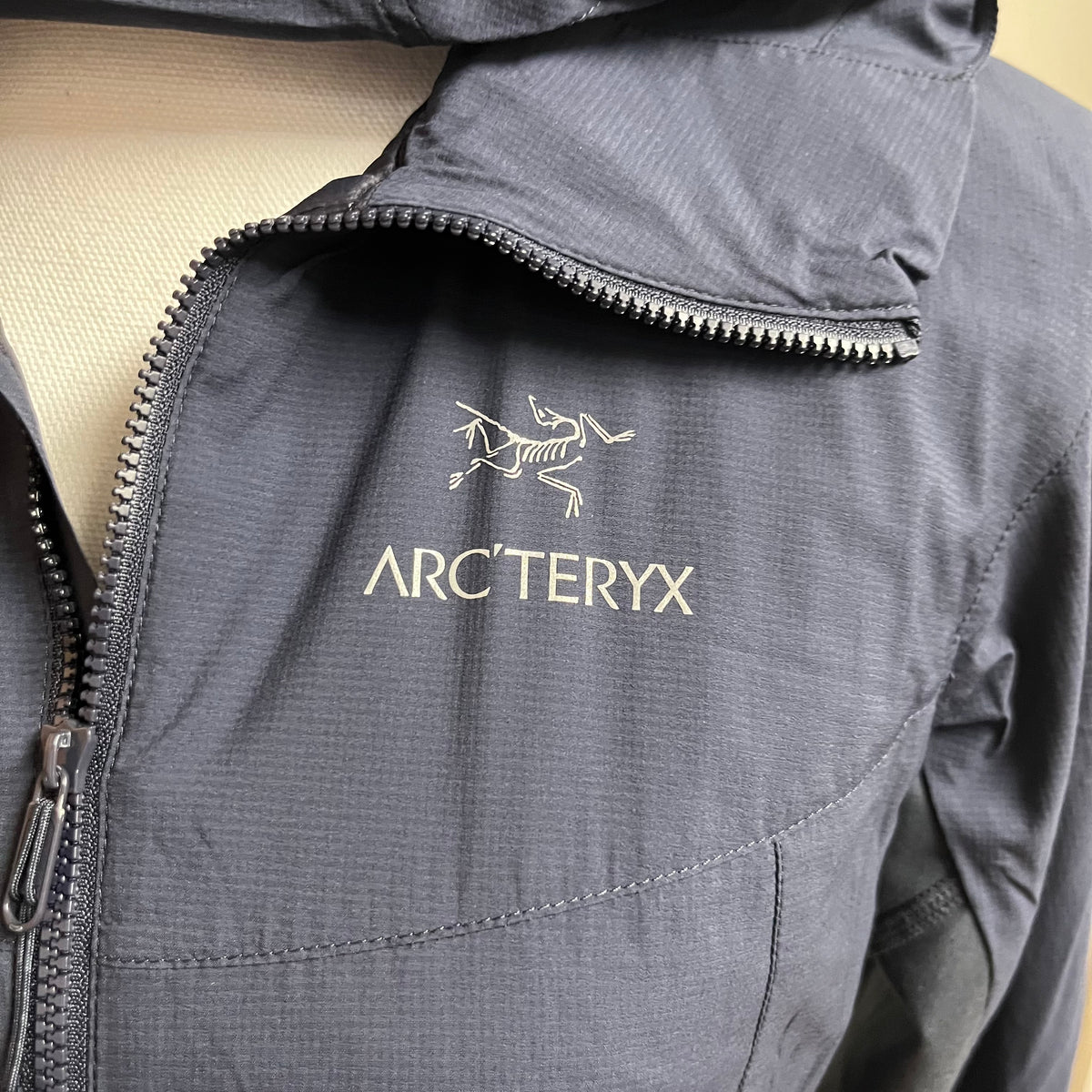 Arc'Teryx blue zip up hoodie, size S
