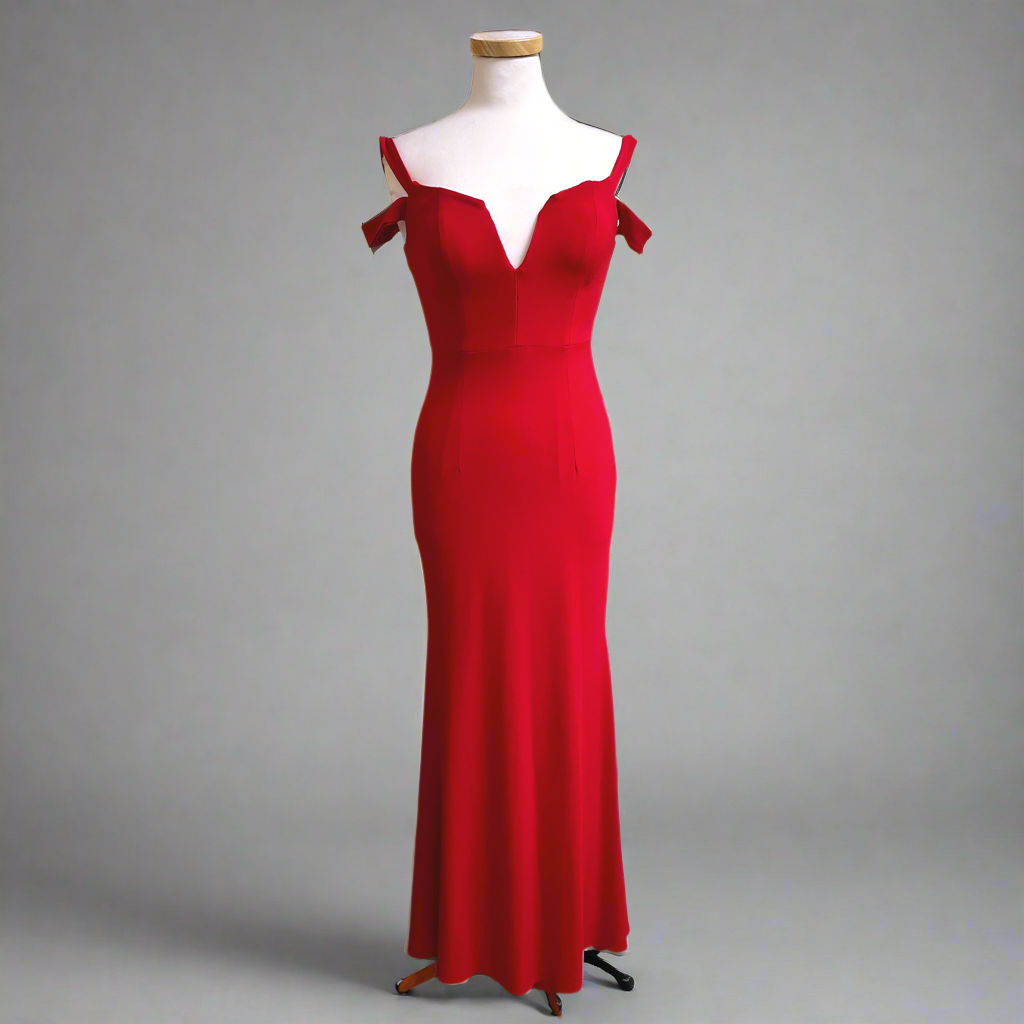 Xscape red dress, size 2, NEW WITH TAGS!