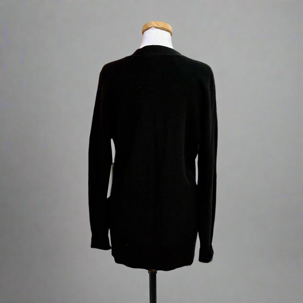 Cabi black For Sure Cardigan, size M, NEW WITH TAGS!