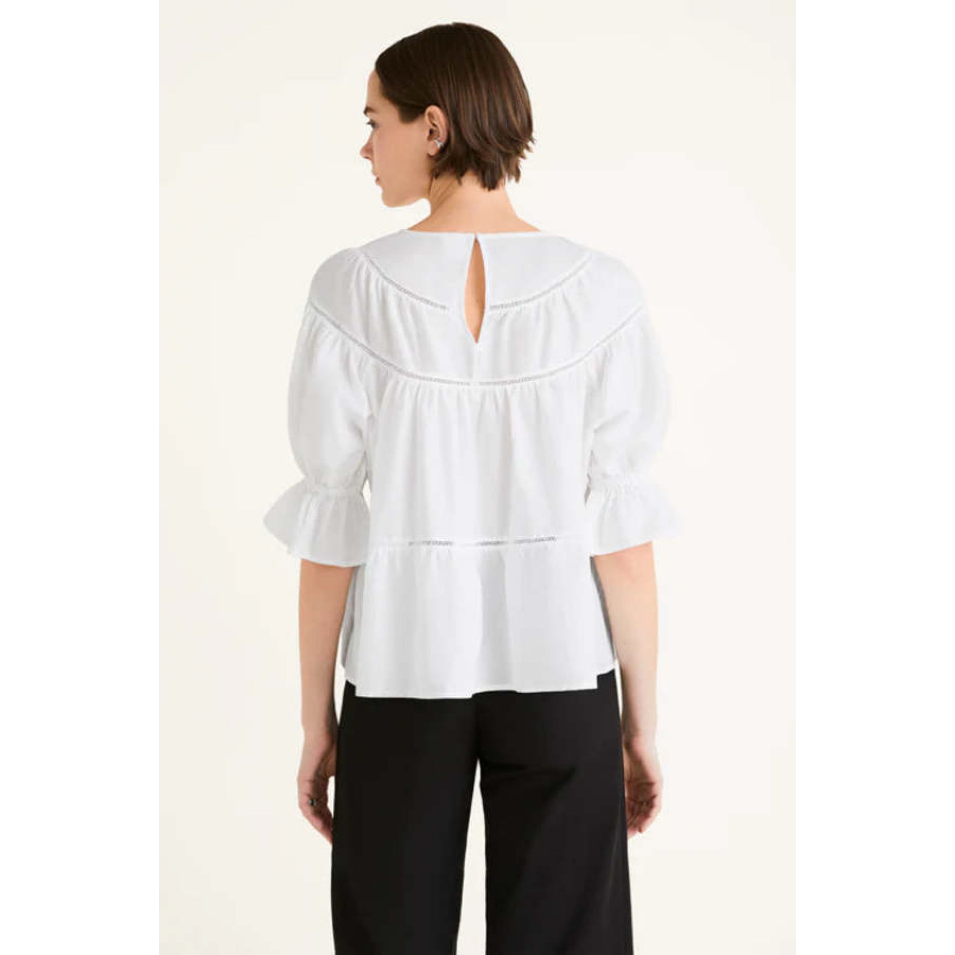 Merlette white Sol blouse, size XS