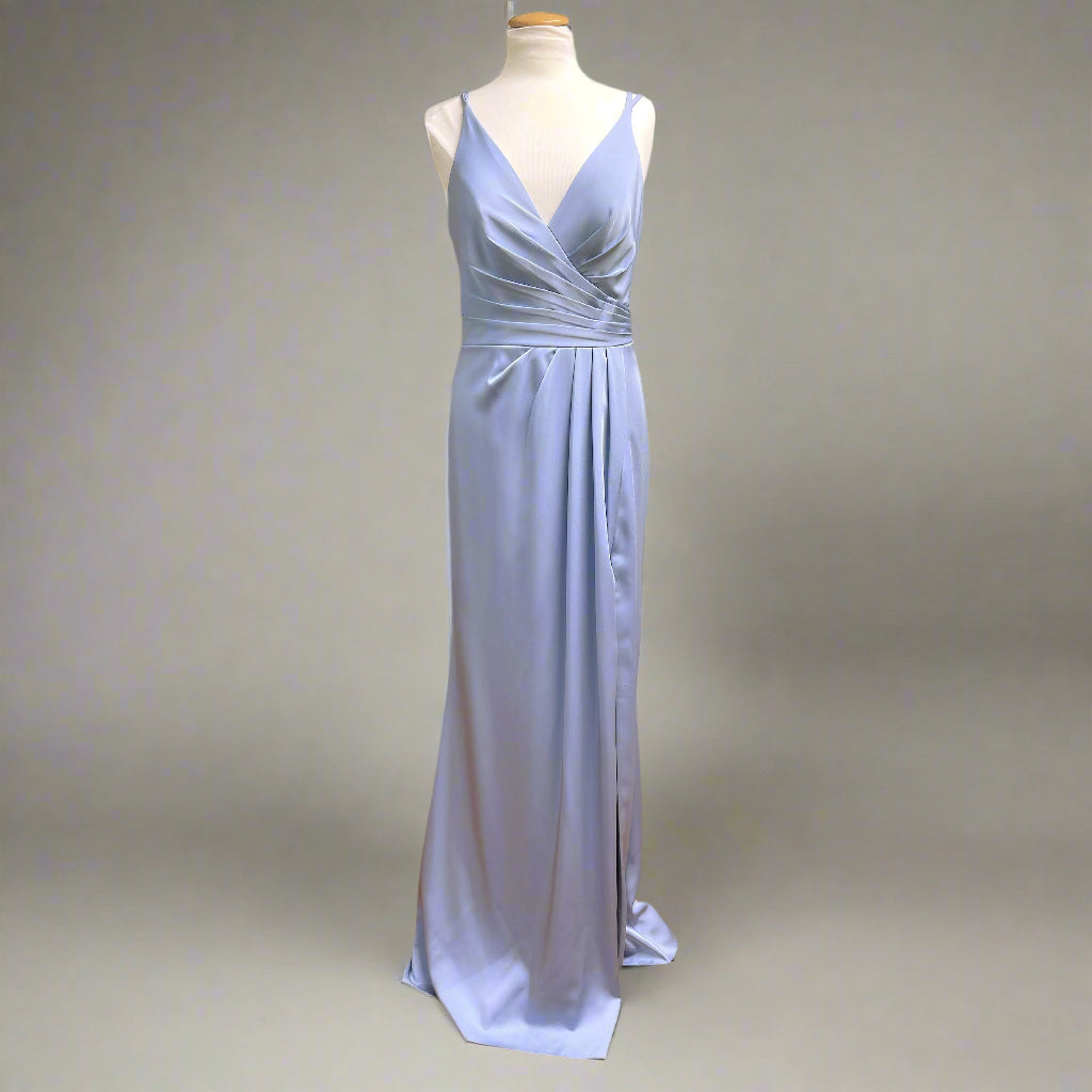 Faviana light blue dress, size 8, NEW WITH TAGS!