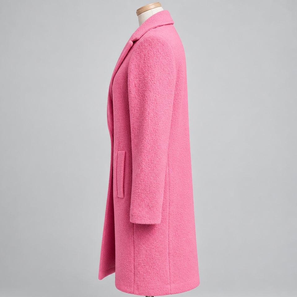J. Crew pink wool coat, size 4