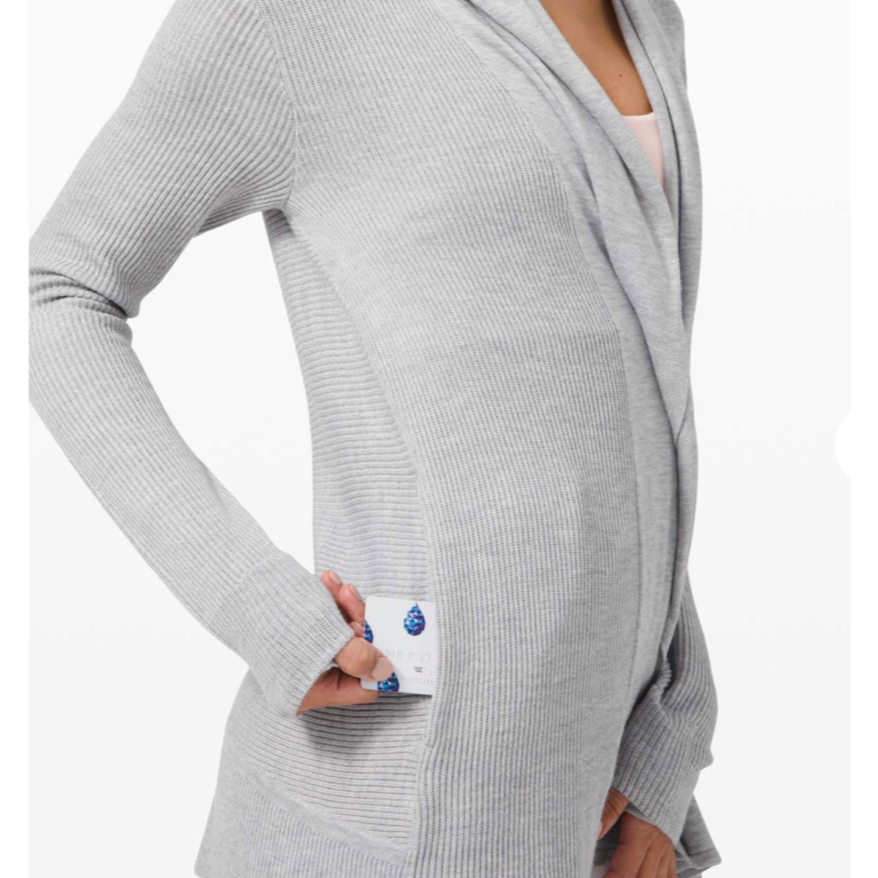 Lululemon gray sundown cardigan, Size 4