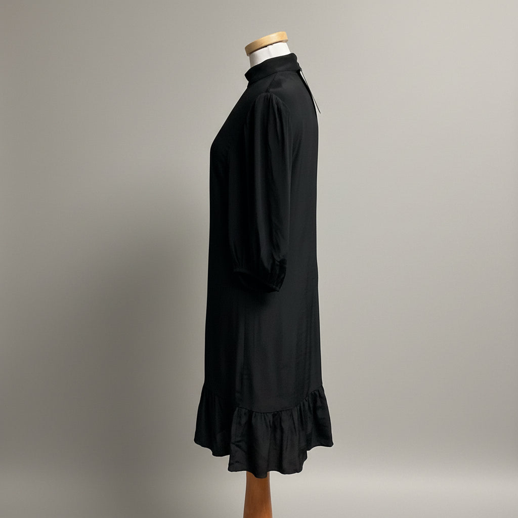 The Kooples black Flounce dress, size S, NEW WITH TAGS!