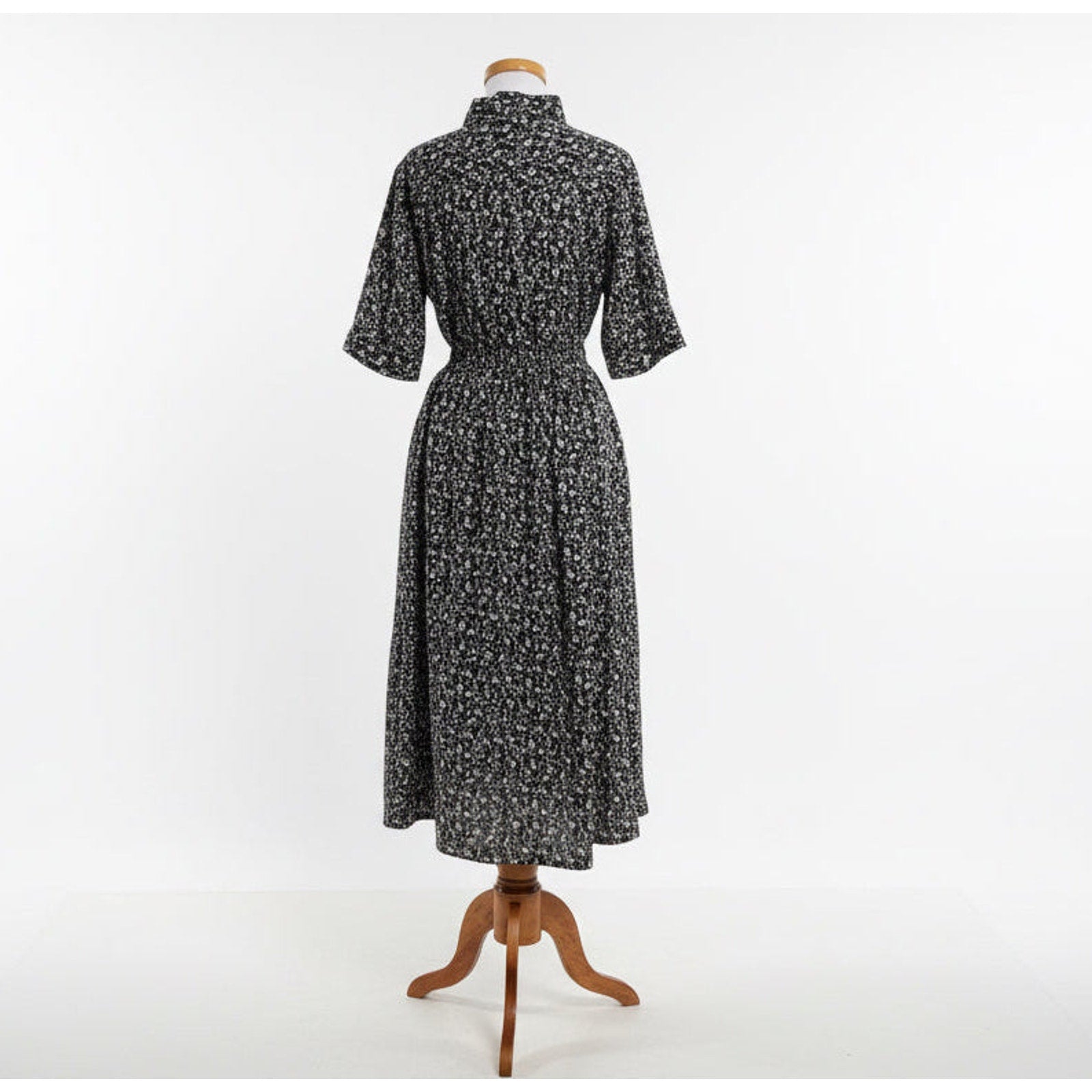 Lilla P dark green floral dress, size XS, NEW WITH TAGS!