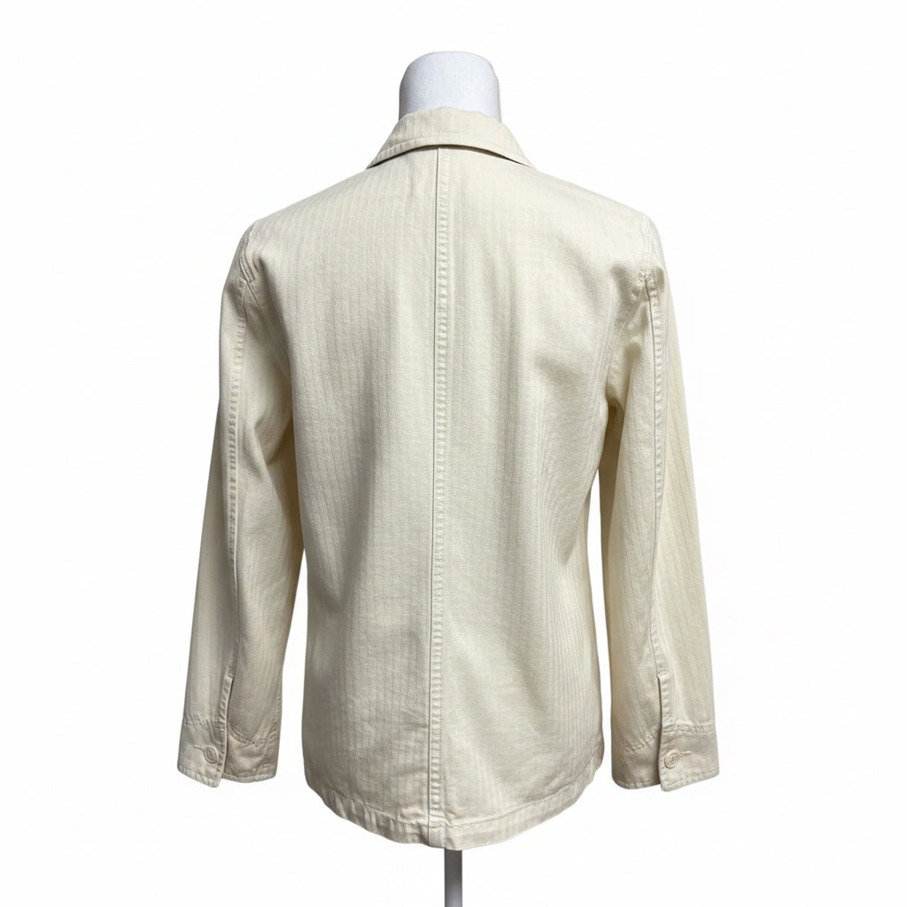 Alex Mill cream Britt work jacket, size XS