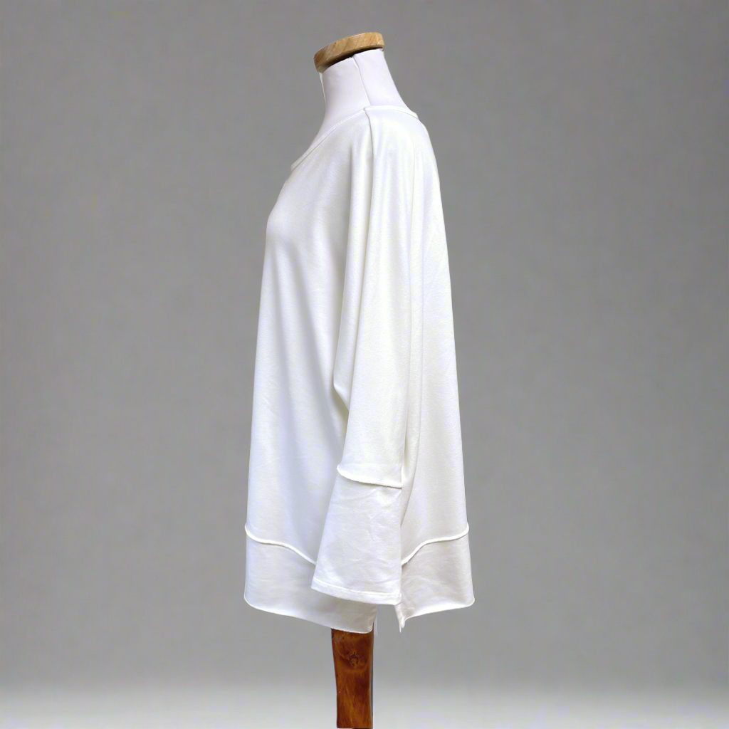 Spanx white Dolman sleeve top, size XL
