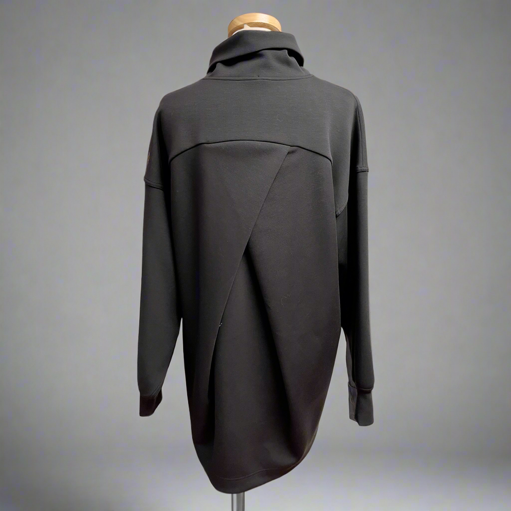 lululemon black Modal blend turtleneck tunic, size 8