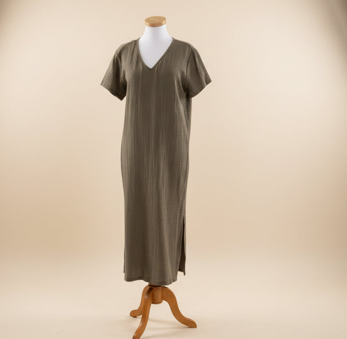Jenni Kayne olive Cypress Caftan dress, size XS, NEW WITH TAGS!