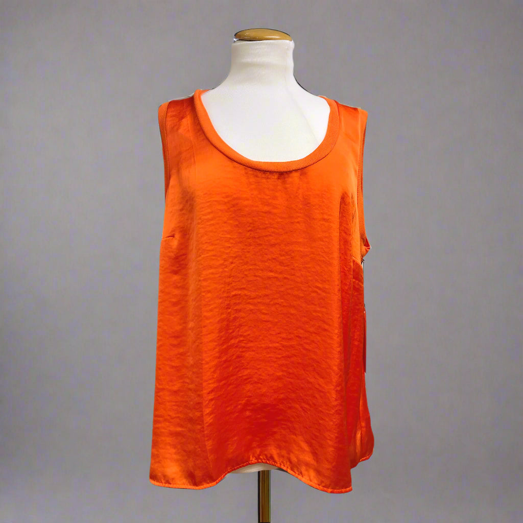 Cabi orange Daydream top, size L, NEW WITH TAGS!