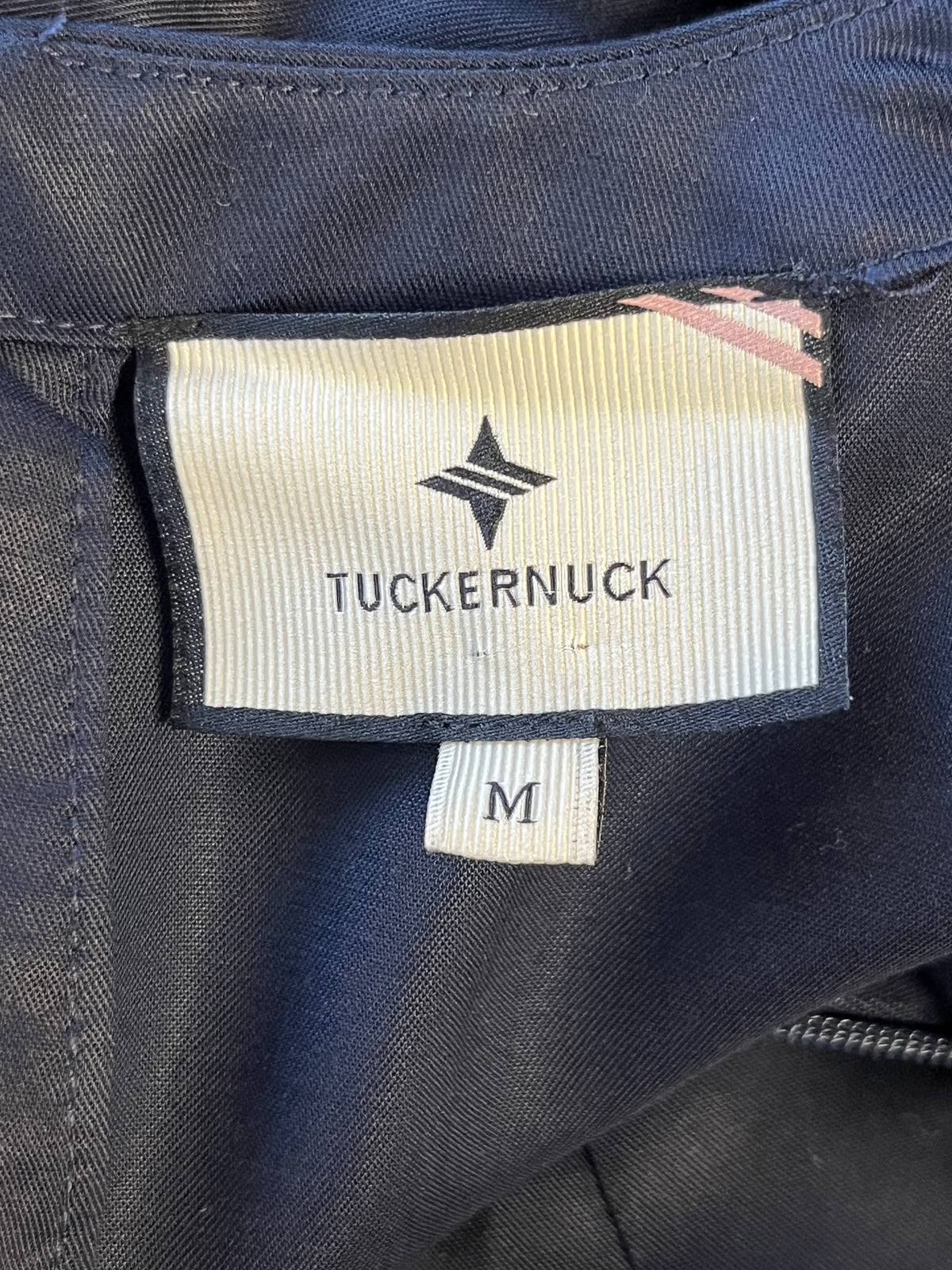 Tuckernuck navy & ivory Liza dress, size M