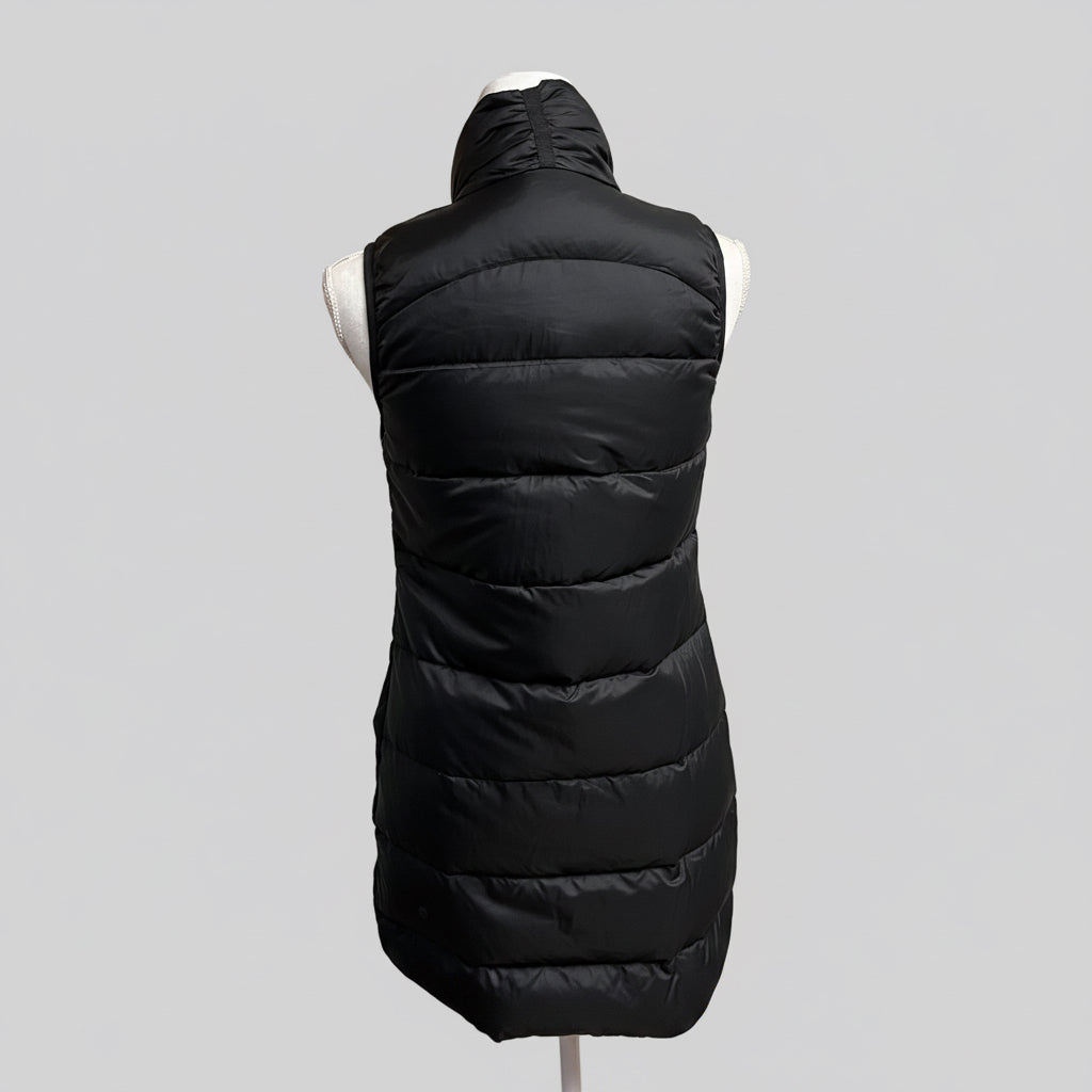 Lululemon black All Days puffer vest, size 4