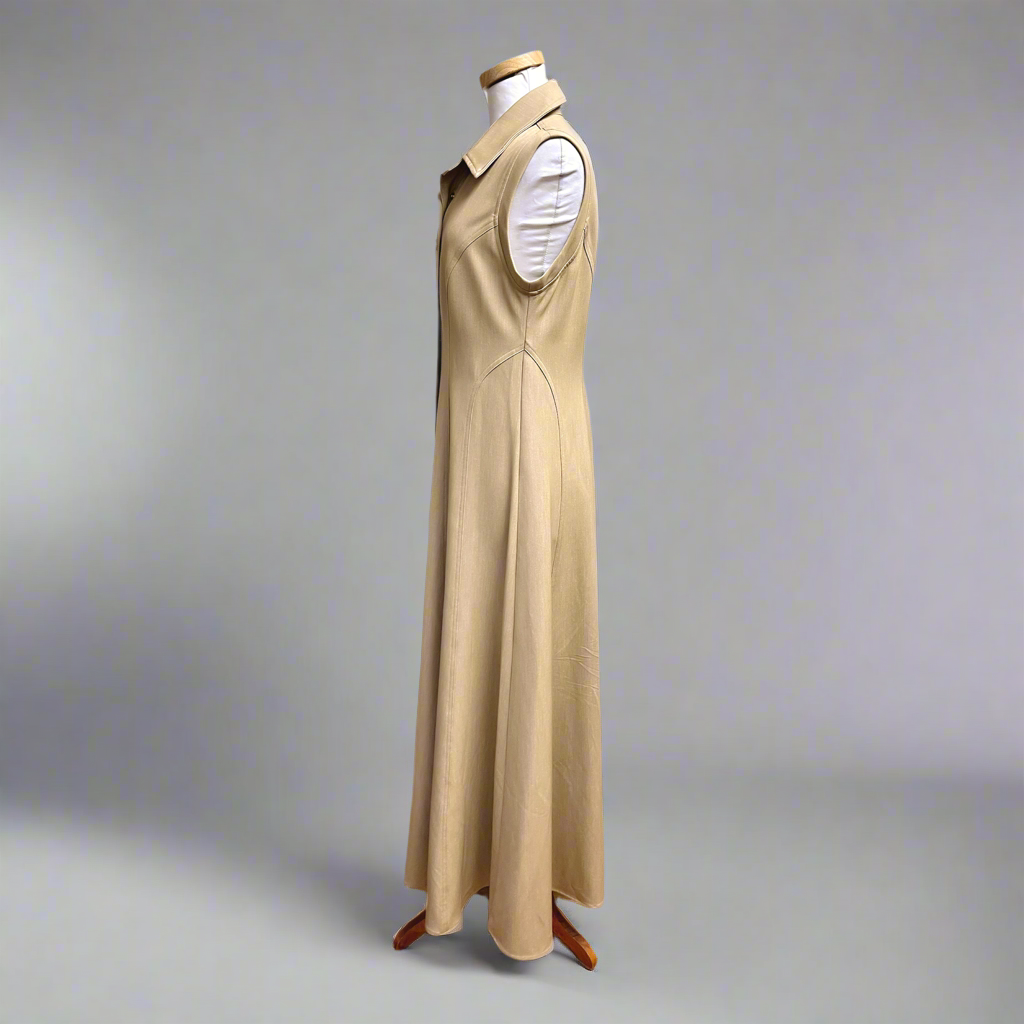 Curaae tan Gabrielle dress, size M