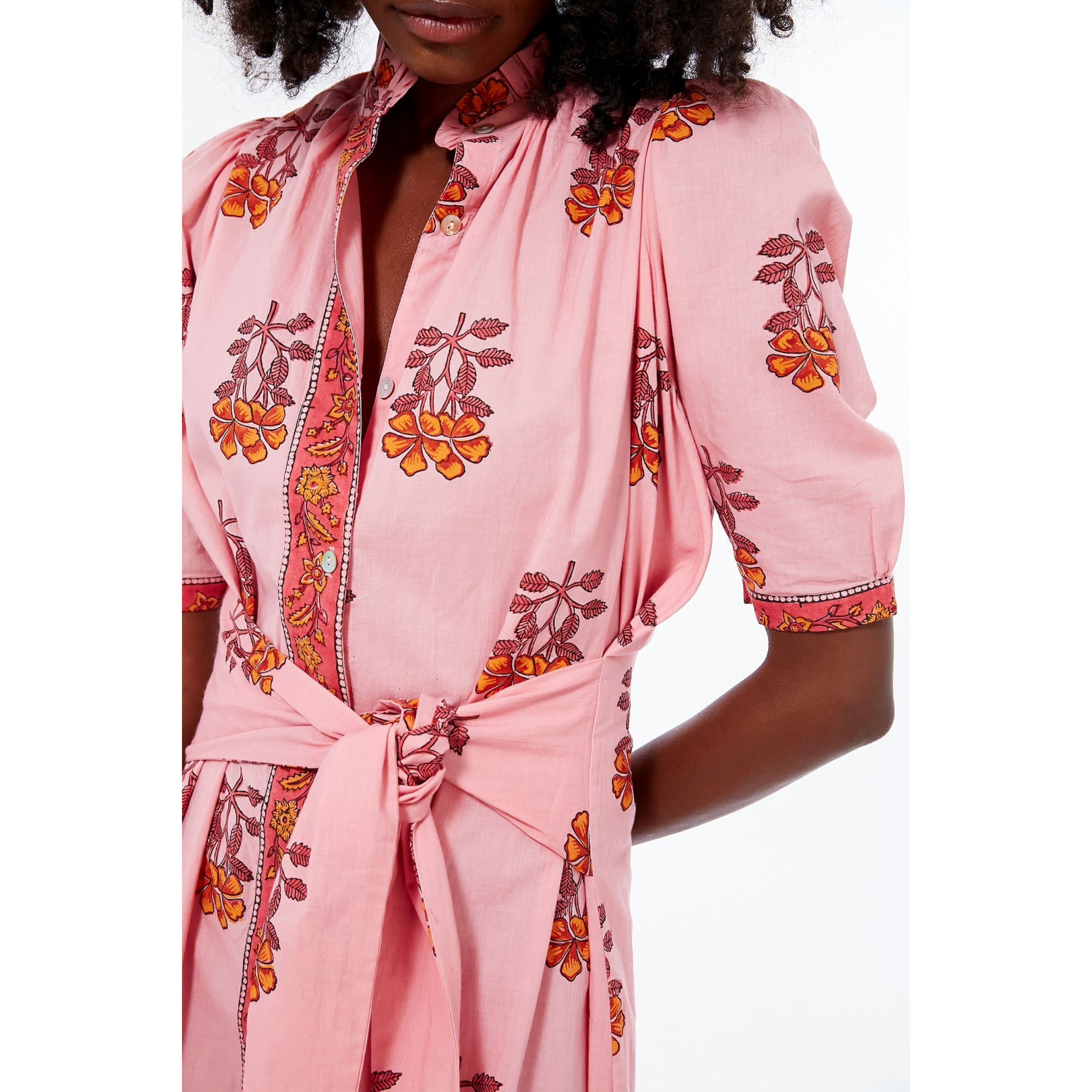 Alix of Bohemia Pink Punch Remi Peony dress, size XS