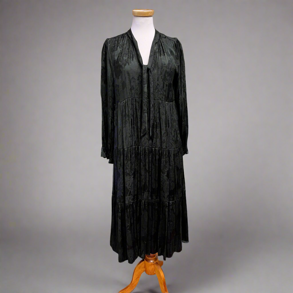 Maeve black long sleeved dress, size S/P