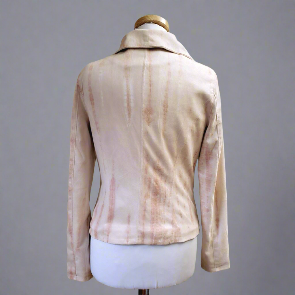 BLANKNY blush tie dye jacket, size S