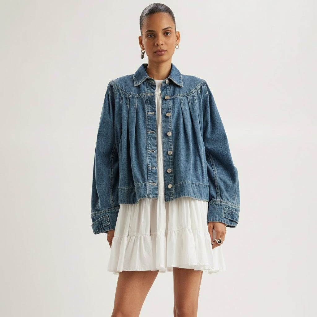 Merlette denim Easton jacket, size XXS