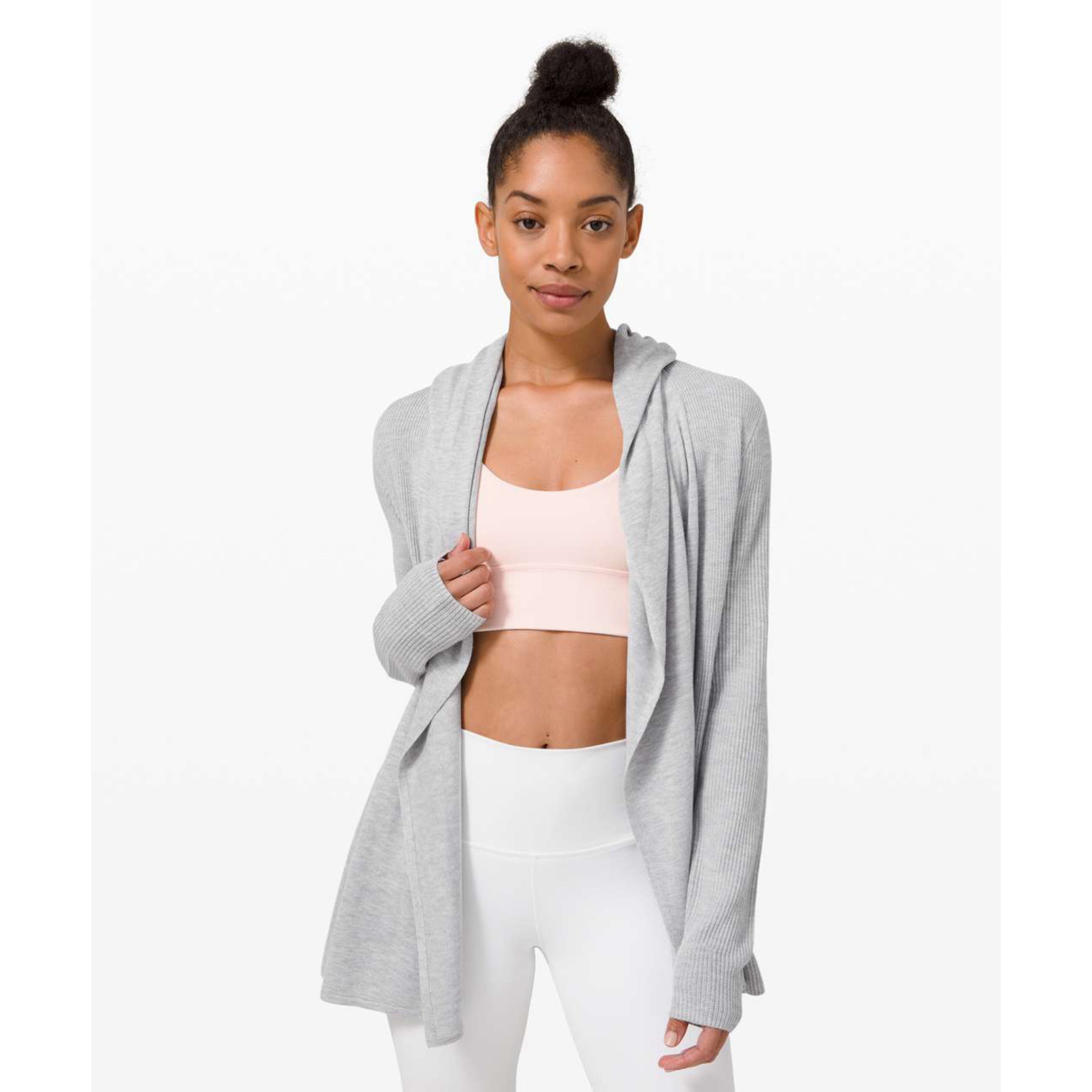 Lululemon gray sundown cardigan, Size 4