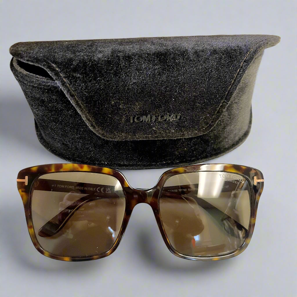Tom Ford tortoise Faye sunglasses