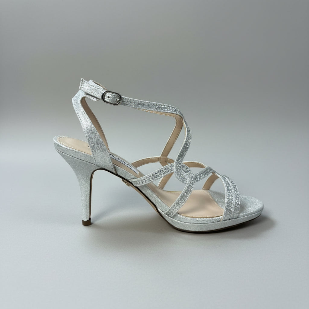 Nina silver Varsha shoes, size 6.5, NEW IN BOX!